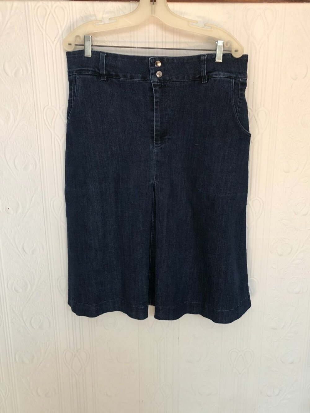 British sustainable brand Thought clothing Aline jean skirt size UK 14 or 12 US